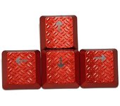 DIY Custom Keyboard Keys, 4 Uds, ABS Backlit GL Touch Switch Key, With Textured Anti Slip Cover, Suitable For G913 G915 G813