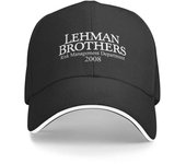 Fashion Lehman Brothers Risk Management Department 2008 Baseball Cap Brand cap Thermal Visor Man Women's