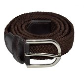 Cinturón trenzado extensible y elástico para hombres y mujeres, para Vaqueros, Cintura Ajustable Medida 110x3CM