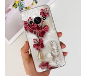 For Funda Xiaomi Redmi A3 Case 2024 Fashion Flower Transparent Silicone Soft TPU Phone Case For Xiomi Redmi A3 RedmiA3 4G Covers