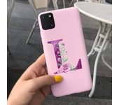 Fashion Alphabet Case For Samsung Galaxy Note 10 Lite Phone Cases Candy Color Back Cover For Samsung Note10 Lite SM-N770F Bumper
