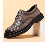 Nueva primera capa de piel de oveja de los hombres casual zapatos de cuero de negocios modelos de los hombres
