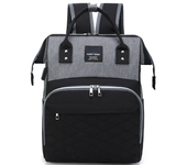 Bolsas de pañales para mamá, bolsa colgante para cochecito de bebé, mochilas para pañales de gran capacidad con cambiador