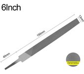 Steel Flat Saw File High Hardness Middle Tooth 6/8/10/12/14 Inch Sharpener Straightening Carving Hand File Metal