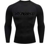 Men's summer T-shirt, compsion short sleeved shirt, black, for sports, quick drying, gym and party use