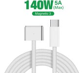 2M USB Type C to Magsafe 3 Magnetic Charger Cord Laptop Charging Cable Converter PD 140W for MacBook Air/Pro A2442 A2485 A2681