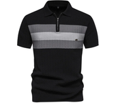 polos hombre manga corta ropa hombre día del padre Summer Men's Polo Shirt High-quality Striped Short Sleeved Cotton Breathable Sports Shirt Male Business Casual Golf T-shirts