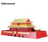 Microworld 3D Metal Styling Puzzles Games Famous Tower Buildings Models DIY Assemble Kit Jigsaw Toys Birthday Gift For Adult