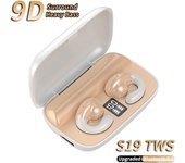 VAORLO Bone Conduction Bluetooth Earphones Touch Control Subwoofer 3D Surround Stereo Wireless Headset For Business Music Gaming