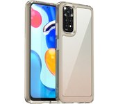 For Funda Xiaomi Redmi Note 11 Global Case Luxury Transparent TPU Candy Color Phone Cover Shockproof Case Xiaomi Redmi Note 11