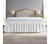 Elastic Bed Ruffles Bed Skirt Soft Comfortable Wrap Around Fade Resistant Bed Cover Without Surface Couvre Lit Bed Protector