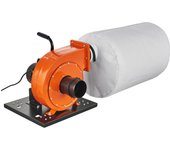 SucceBuy 1HP Dust Collector, 460 CFM Air Flow, 21-Gallon Collection Bag, 2.5 Micron Filtration for Industrial Workshop, Mobile Wood Dust Container with Handle & Wheels