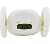 Creative Magical Moving Whee Alarm Clock Silent Unique Running Wheel Clock Lazy Alarm Clock Students