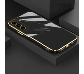 Luxury Plating Square Phone Case For Samsung S22 Ultra S23 S21 Plus s21 FE Case Cover For Galaxy S 21 S22 S20 FE Silicone Case