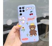 For Oppo A94 4G Case Oppo A94 5G Back Cover Shockproof Matte Luxury Soft TPU Silicone Bumper Shell On OppoA94 5G Black Rose Capa