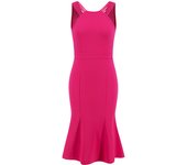 Women's clothing with openings and pleats, temperament, fashion