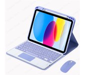 With Pen Holder Cover for Funda iPad 9 Generation Case Trackpad Keyboard 10.2 9th 8th 7th Gen Pro 10.5 Air 3