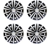 Hubcap Replacement R14 Hub Caps Universal Wheel Rim Cover ABS Material Exterior Accessories for Car Truck SUV - Set of