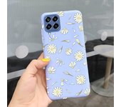For Samsung Glaxy M33 5G Case SM-M336B Matte Soft Silicone Back Cover On Funda Samsung M33 M 33 Dinosaur Cute Cat Bumper Etui