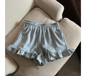 2025 pantalones cortos deportivos con cordón para mujer, pantalones cortos de pierna ancha informales adelgazantes