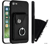 Carcasa Antideslizante De Moda Para Apple iPhone 7 8 Se2 Se3 Plus Carcasa De Teléfono Móvil Con Anillo De Tarjeta Simple