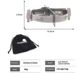 JetBoil - Outdoor head, pure titanium accessories burners, stove frame, windproof for cooking and camping