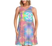 Custom Evil Eye Women's Summer Türkiye Lucky Charm Casual Beach Dress Sleeveless Top
