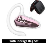 VAORLO Sport Wireless Earphone Bone Conduction Concept Headphone EarHook Painless Wearing LED Display Business Bluetooth Headset