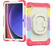 For Samsung Galaxy Tab A9+ Plus 11 inch 2023 with Screen Protector Handle Ring Folding Stand Case