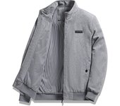 Men Casual Jacket 2024 Spring Autumn New Hot Solid Color Stand Bomber Coat Men Corduroy Outwear Fashion Zipper Slim Jacket Men