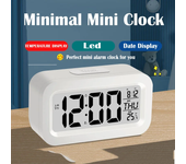 Reloj Despertador Digital LED Función de Snooze Horario de Datos Display de Temperatura