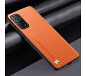 Caja de cuero de lujo de la PU para Xiaomi mi 10T pro mi10t contraportada caja del teléfono de protección de silicona mate para