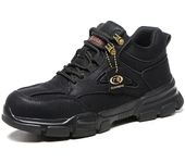 Zapatos de seguridad para el trabajo para hombre y mujer, botas de seguridad ligeras, zapatillas de trabajo indestructibles, plantilla protectora de Kevlar con punta de acero, 2024