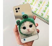 6.5" For Realme C21 Case Back Cover Transparent Soft TPU Phone Case For Realme C 21 Silicone Coque On RealmeC21 Painting Fundas