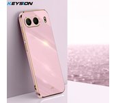 KEYSION Luxury Plating Case for OnePlus Nord 4 Soft TPU Silicone Square Shockproof Phone Back Cover for OnePlus Nord 4