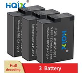HQIX for Gopro Hero 5 Gopro Hero 6 Gopro Hero 7 Camera AHDBT-501 Dual Battery Charger