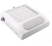 80W Aspirador Polvo de Uñas,Aspirador de Uñas de Manicura Profesional con Filtro Reutilizables,Aspirador de Velocidad Ajustable