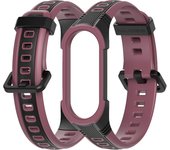 Strap for Mi Band 8 7 6 5 Silicone Bracelet for Mi Band 7 6 Strap Man Woman Breathable Rubber Watchband