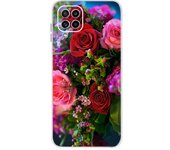 For Samsung Galaxy M32 Case Cover Soft Silicone TPU Back Cover For Samsung M32 M 32 SM-M325F Flower Clear Funda Phone Case