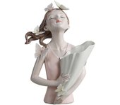 Butterfly Girl Sculptures Vases  Vases Are Hand Carved And Painted Home Garden Decorations