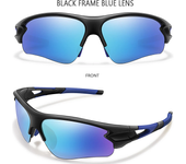 Gafas de sol cómodas para hombre y mujer, lentes de sol de marca a la moda para deportes al aire libre, pesca, ciclismo, correr y conducir