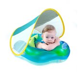 Flotador hinchable (con toldo) antivuelco para bebés de 3 a 36 meses