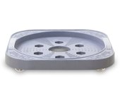 Stainless Steel Cylinder Gas Bottle Mobile Bracket Can Pallet Base Plate Moveable Wheels Cylinder Mobile Stand Tray Stabilizer