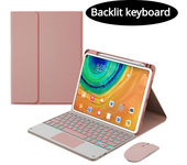 Backlit Touchpad Keyboard Case for Xiaomi Pad 6 Case Keyboard Fabric with Pen Holder Cover for Xiaomi Pad 6 Pro 2023 MiPad 6 11