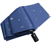 Paraguas automático plegable para hombres y mujeres, sombrilla bonita para estudiantes, Anti-ultravioleta, lluvia y sol, doble uso