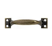 2pcs Vintage Bow-Shaped Barn Door Handle Knobs Push-pull Gate Handle Pull 3/4/5/6 Inch Door Pull Furniture