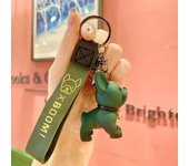 Cartoon resin Puppy Keychain Cute Creative Exquisite Bulldog Key chain Pendant