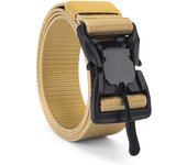 Men's Large Plus Size 140 160 180 cm Belt Canvas Multi-functional Tactical Quick Release Magnetic Buckle Belt