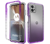 Para Motorola Moto G22 G32 E32 E32s G42 G52 G62 G82 Edge + 30 Pro 2022 5G Carcasa Suave De Silicona Sólida Degradada