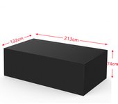 outdoor furniture cover waterproof 210D garden furniture dust cover for table sofa protective covers black